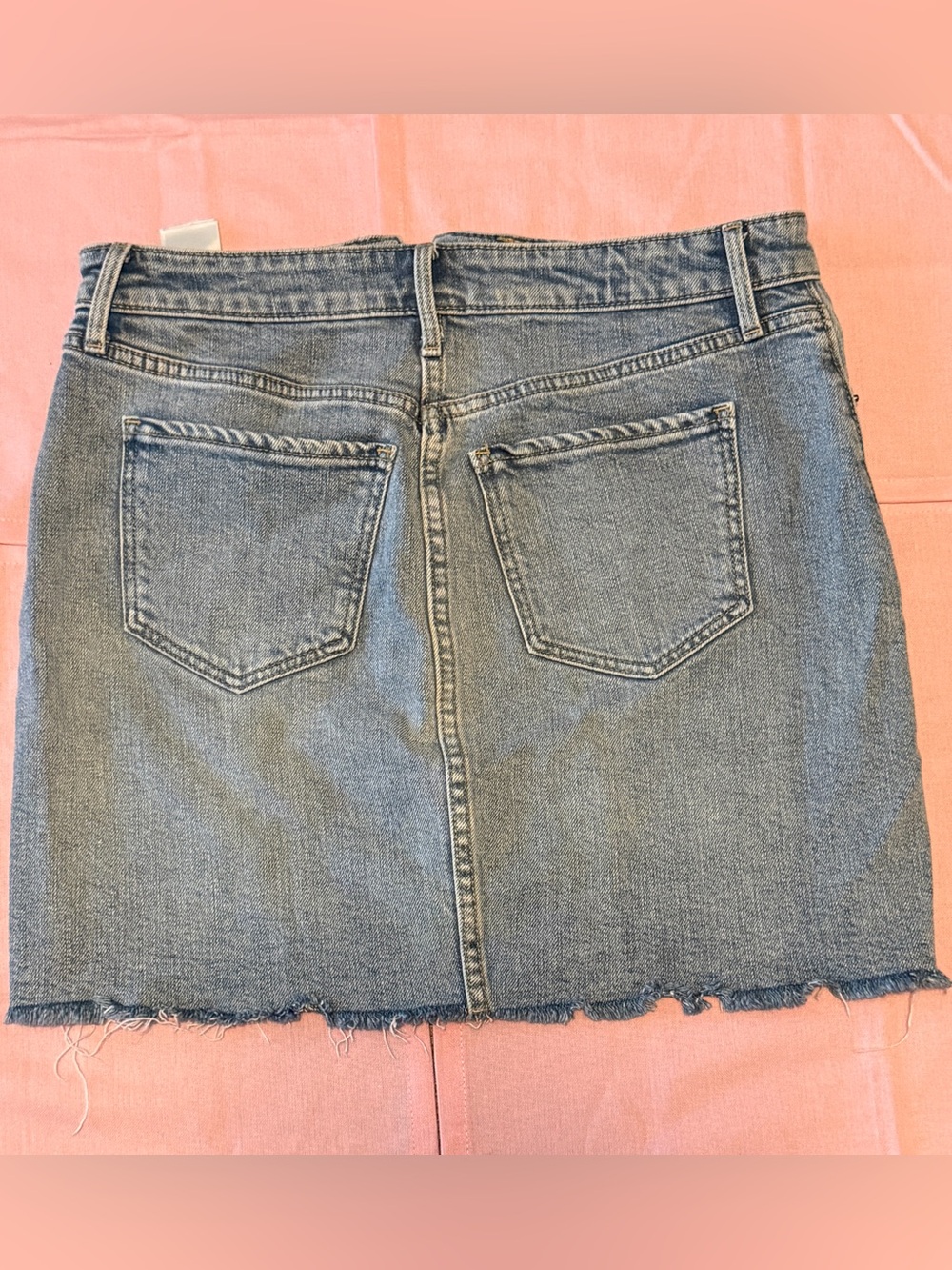 Denim Mini Skirt - Light Blue - Picture 3 of 3